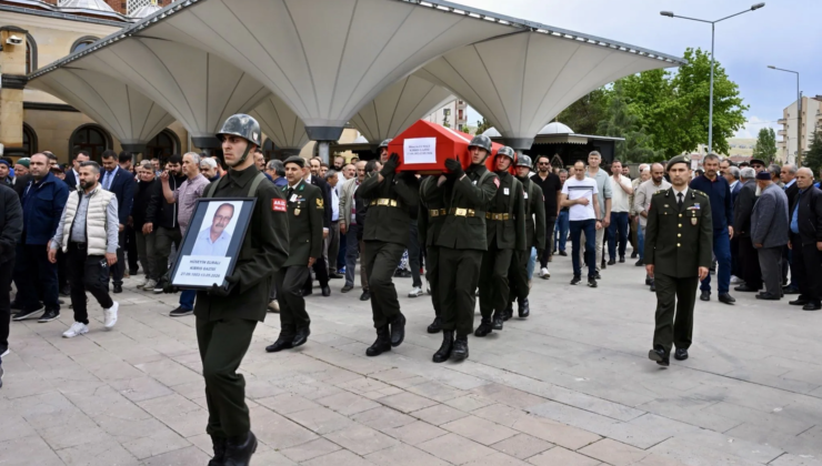 Kıbrıs Gazisi Hüseyin Elmalı Son Yolculuğuna Uğurlandı