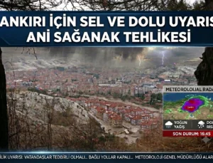 Çankırı İçin Sel ve Dolu Uyarısı: Ani Sağanak Tehlikesi